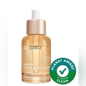 Biossance Squalane + Firm and Lift Dual Serum - 12ml, .4 oz., NIB